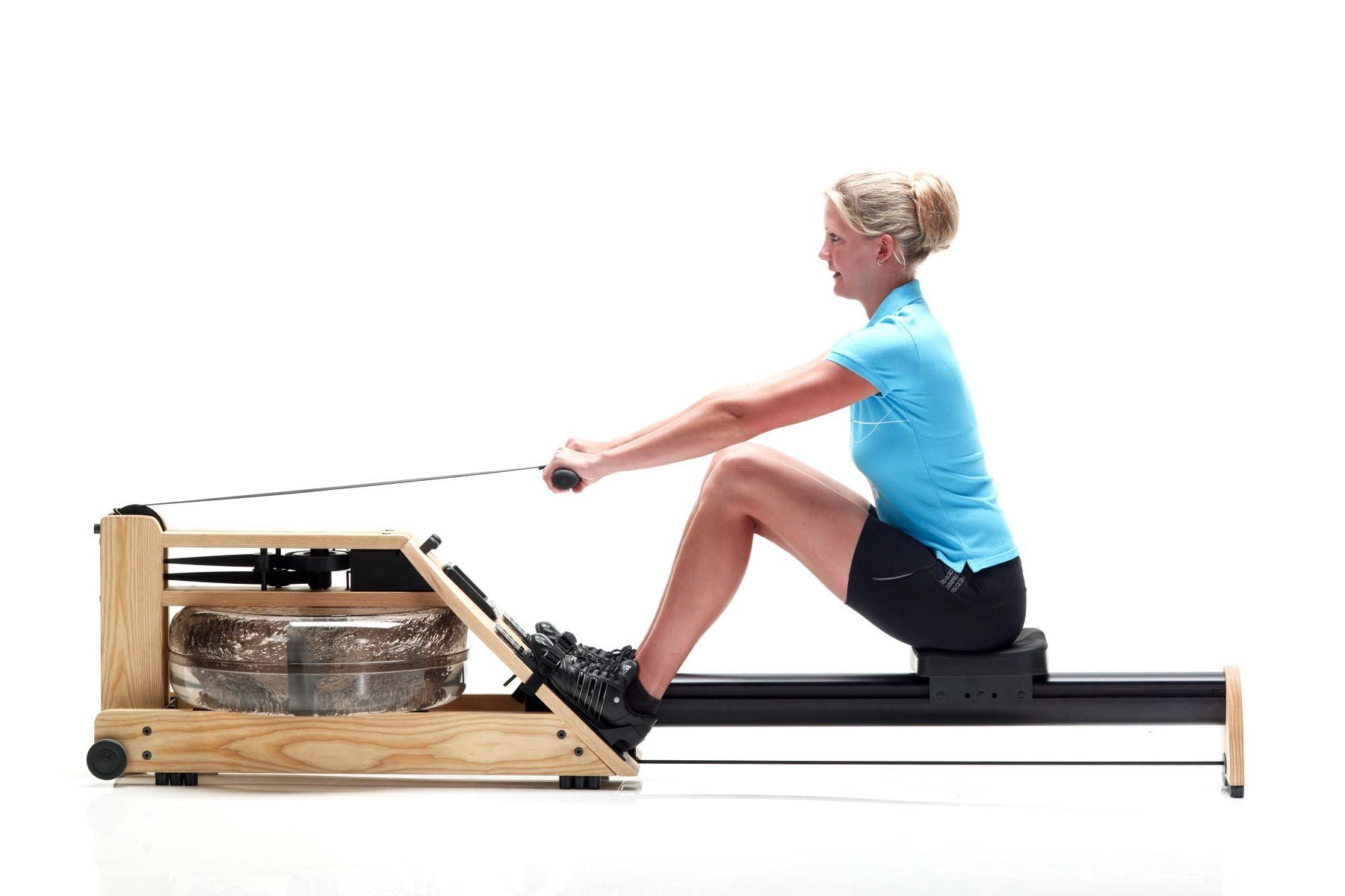 WaterRower Rudergerät A1 Eiche Hybrid mit Monorail