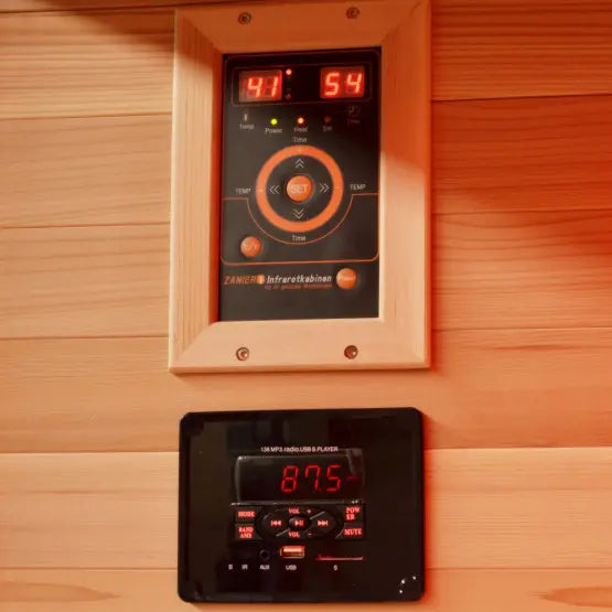 Infrarotkabine "Norwegen 3 MP3" (Display schwarz)