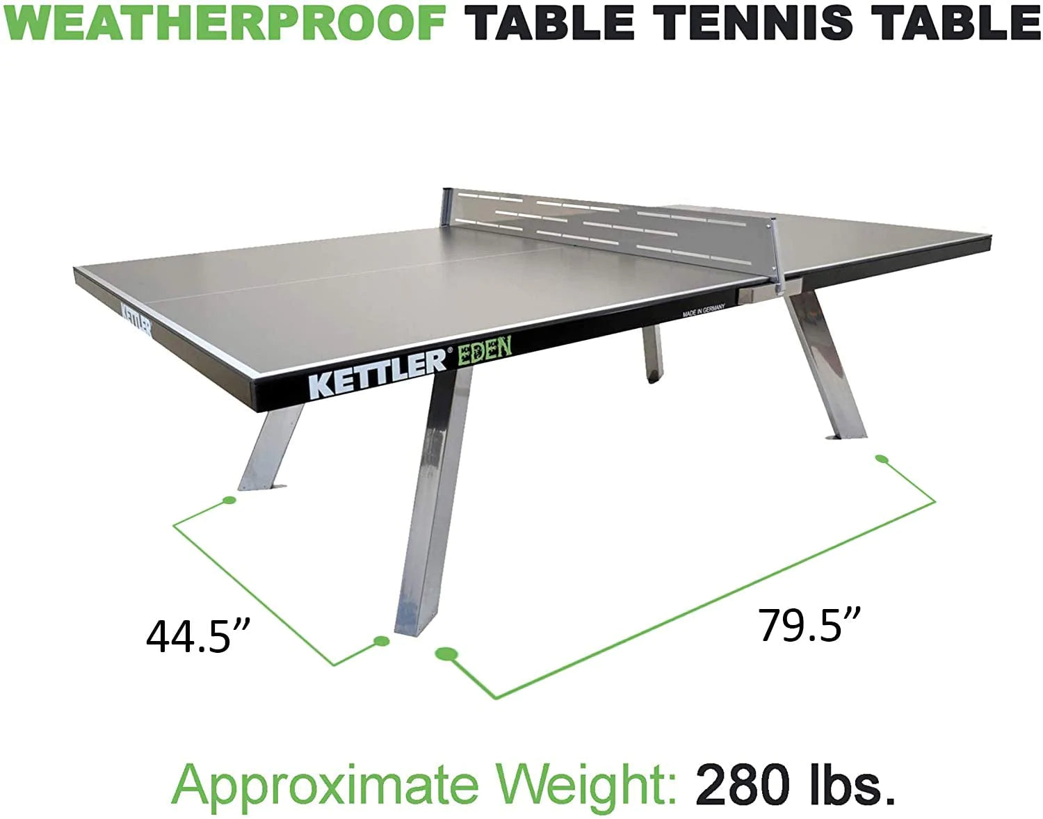 Kettler Tischtennisplatte Eden Outdoor