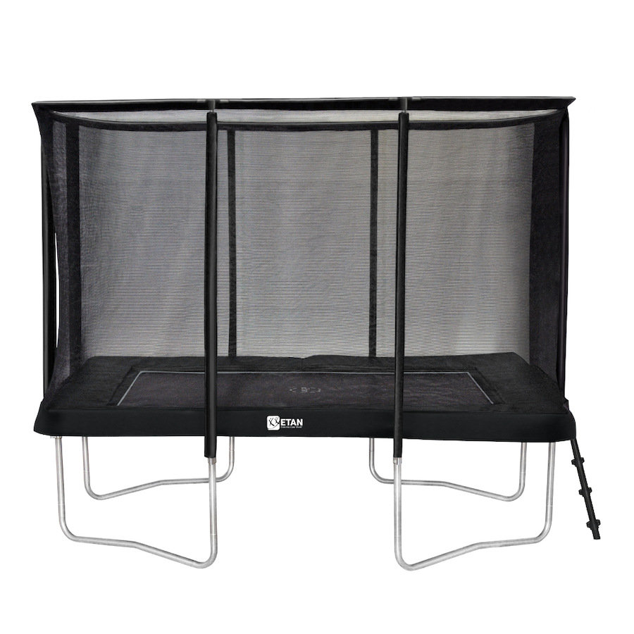Etan Premium Gold rechteckiges Trampolin mit Netz