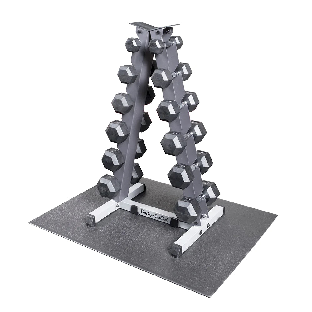 BODYSOLID 6 PAIR VERTICAL DUMBBELL RACK