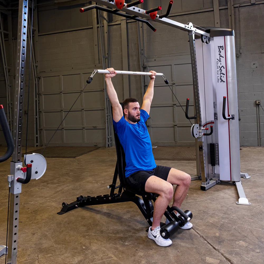 BODYSOLID ALUMINIUM REVOLVING DUAL STRAIGHT BAR
