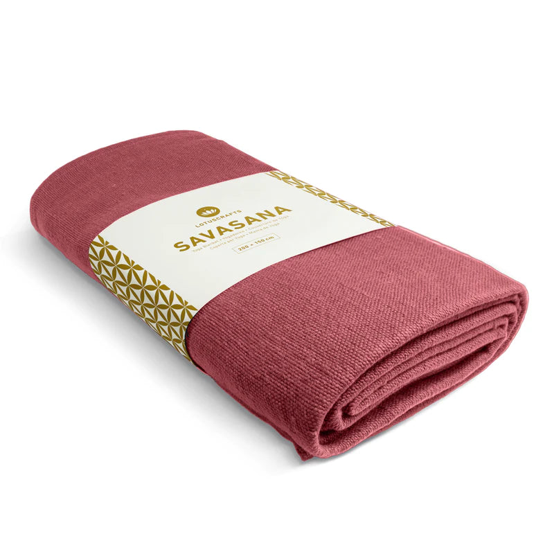 Yogadecke "Savasana" (100% Baumwolle)