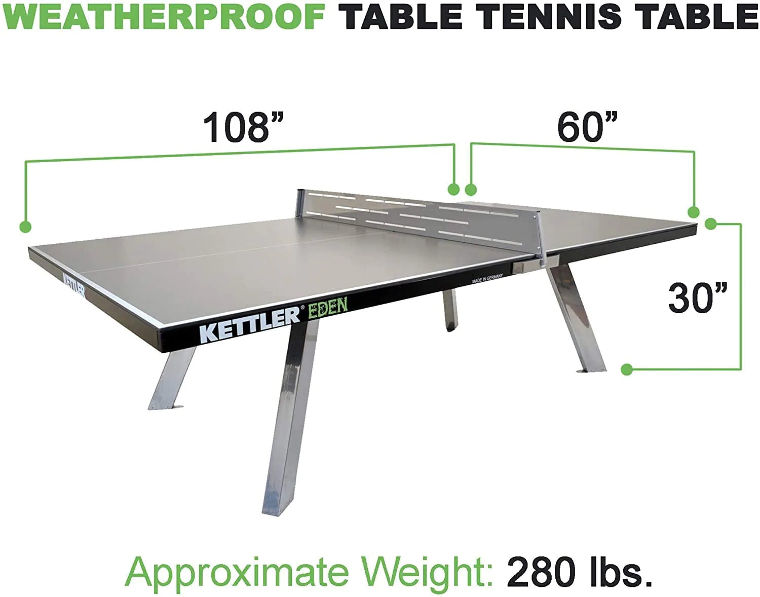 Kettler Tischtennisplatte Eden Outdoor