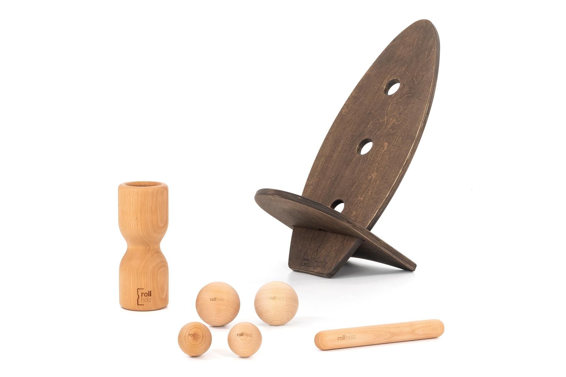 rollholz Balance Board Set groß 2.0