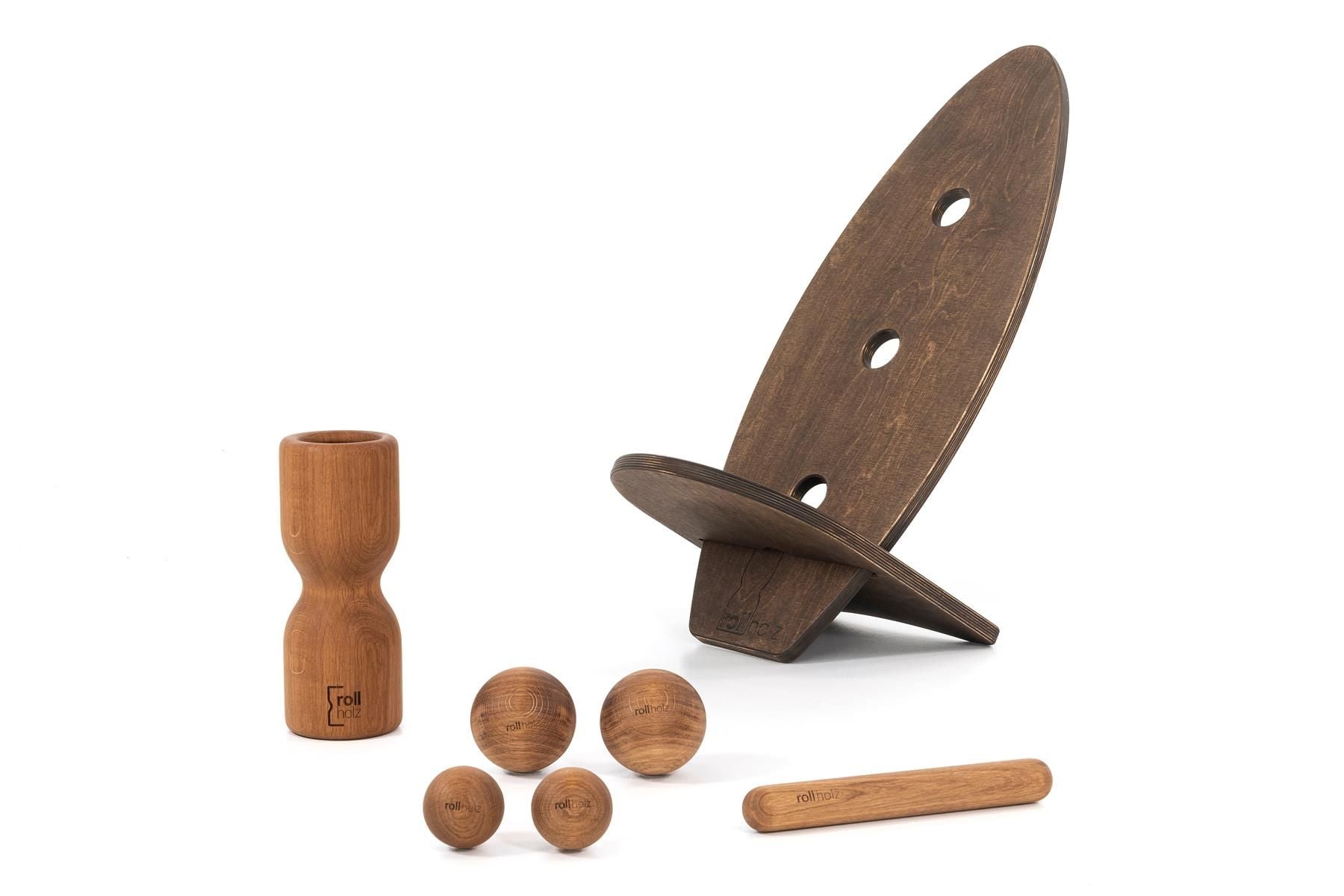 rollholz Balance Board Set groß 2.0