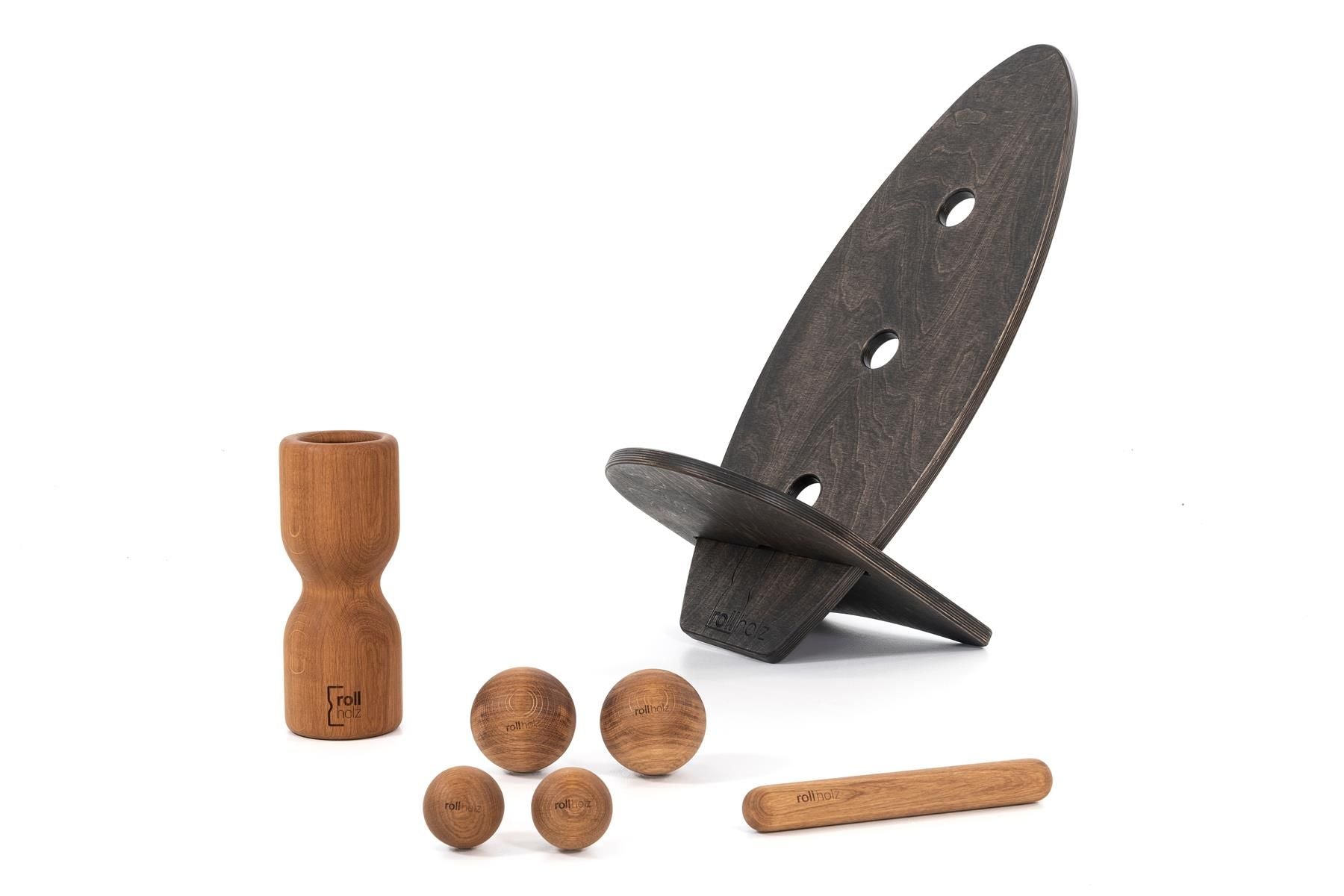 rollholz Balance Board Set groß 2.0