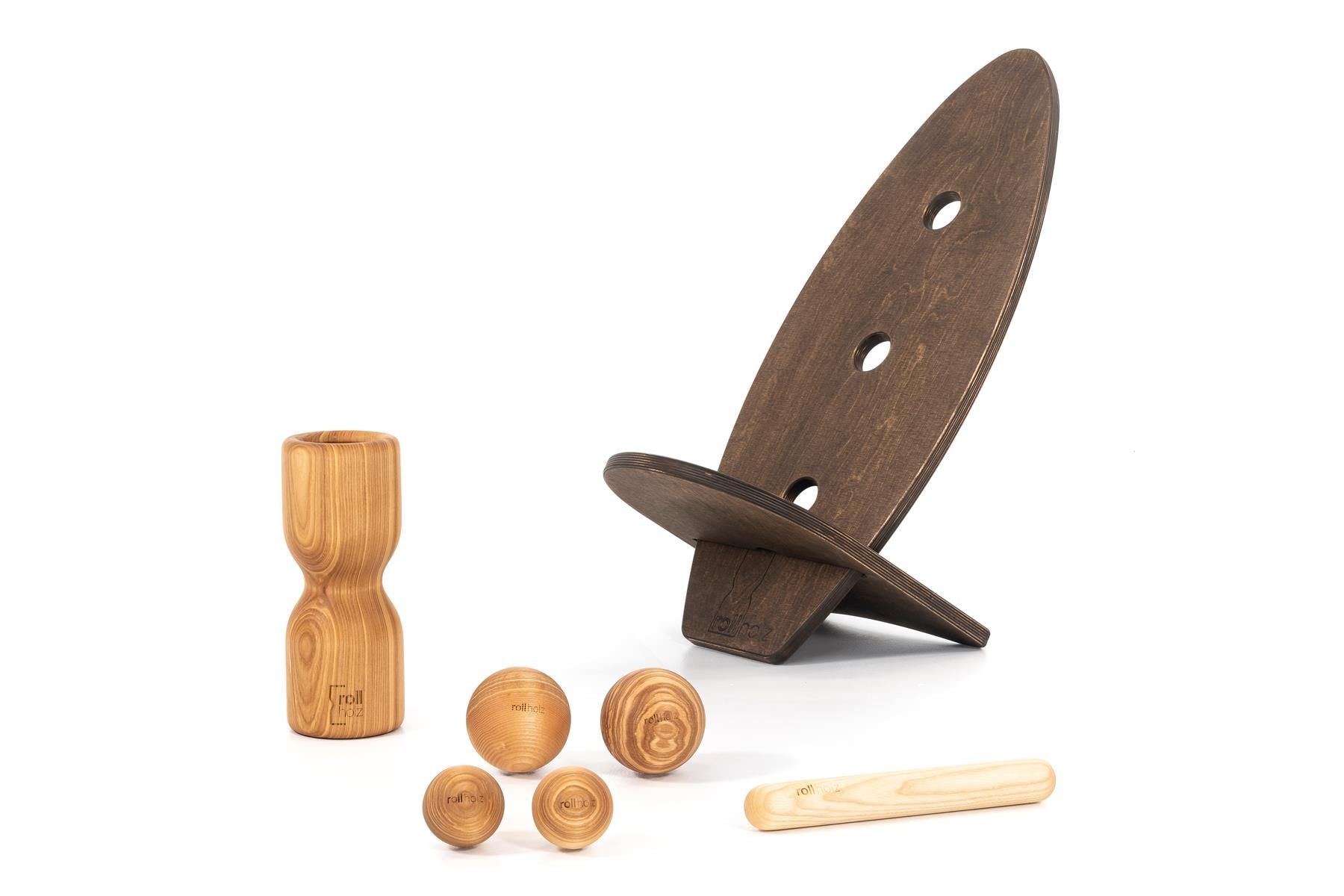 rollholz Balance Board Set groß 2.0