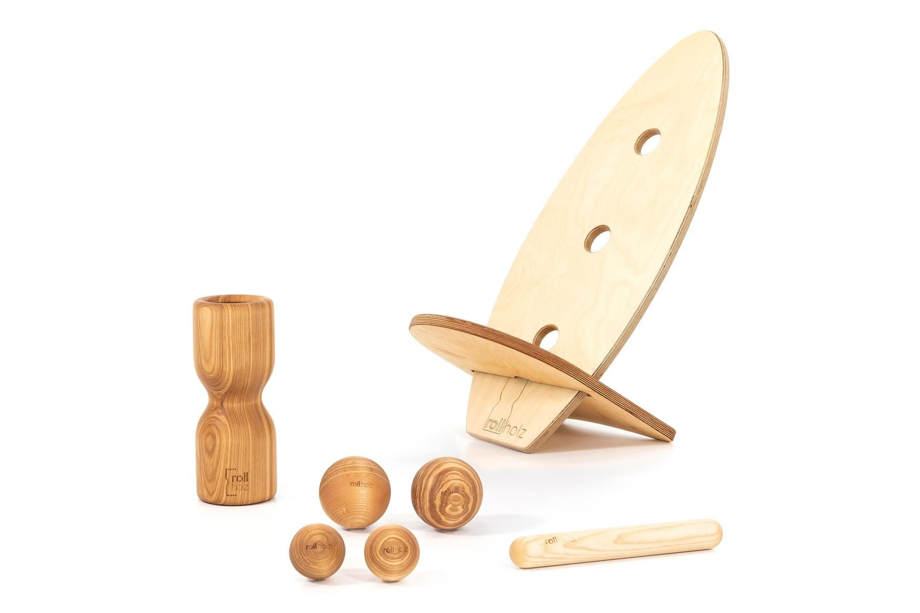 rollholz Balance Board Set groß 2.0
