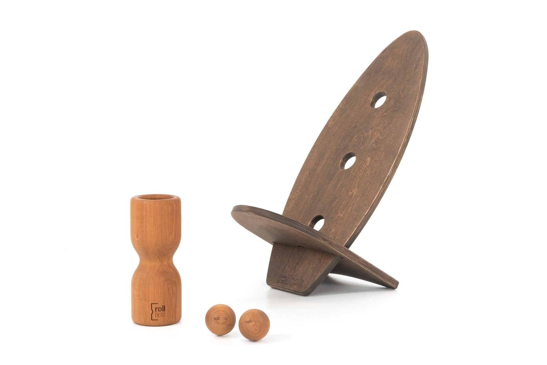 rollholz Balance Board Set klein 2.0