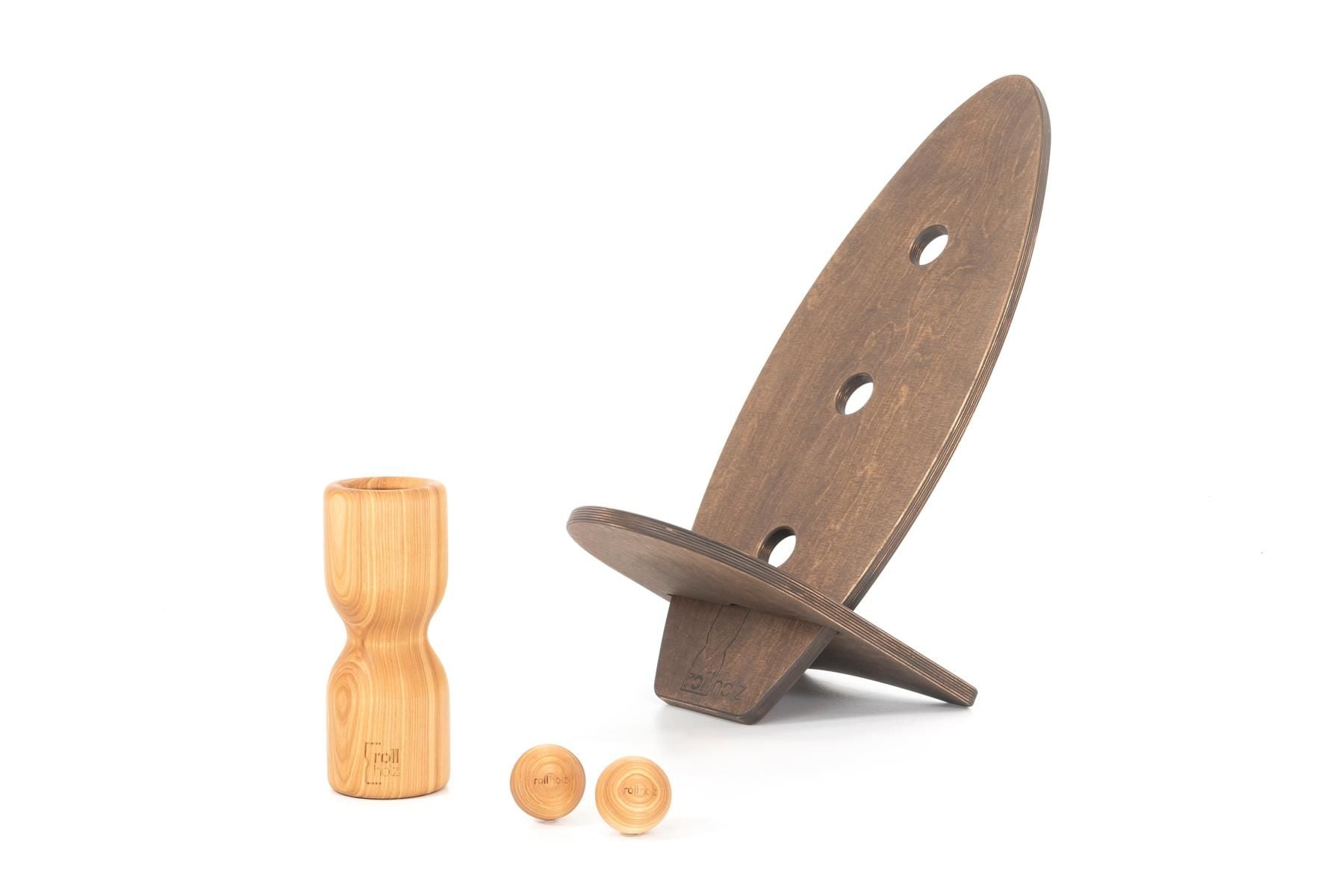 rollholz Balance Board Set klein 2.0