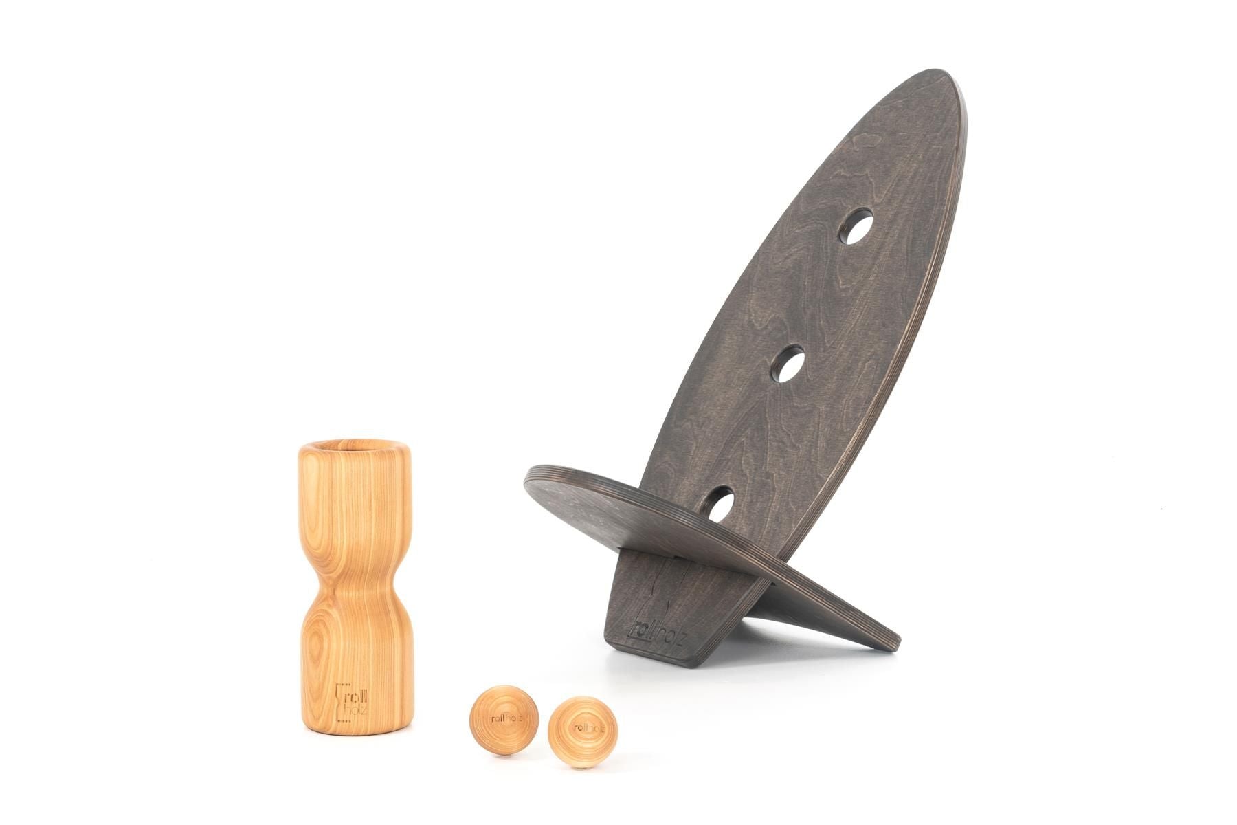 rollholz Balance Board Set klein 2.0