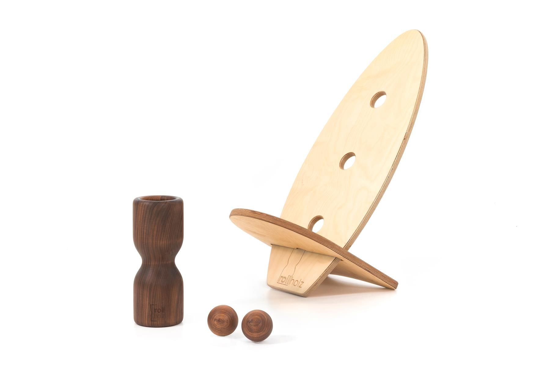 rollholz Balance Board Set klein 2.0