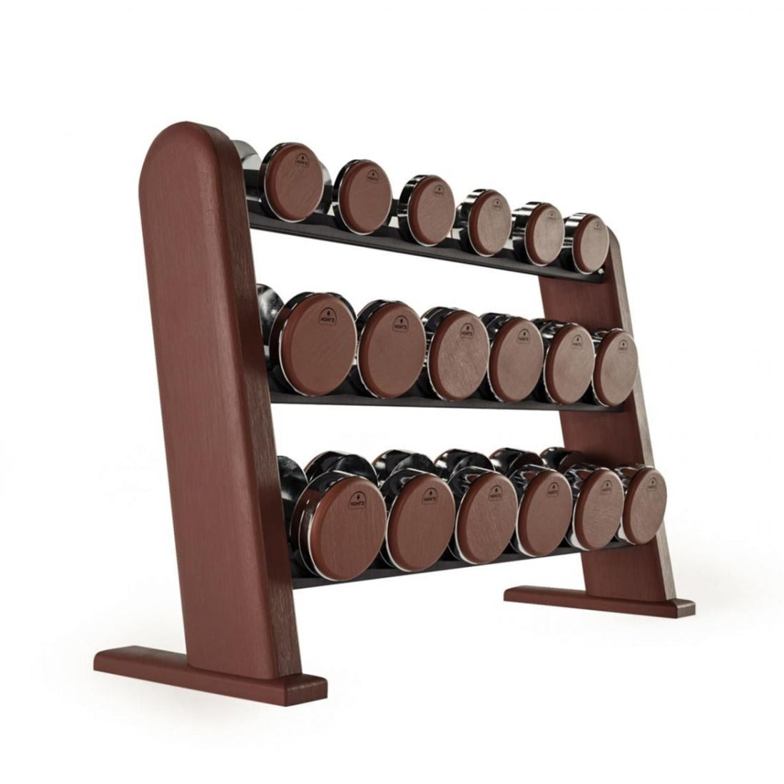 DumbBells - Hantelset (5,0-25,0kg) inkl. Rack