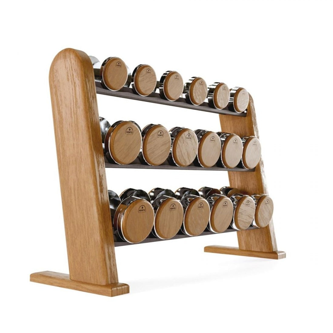 DumbBells - Hantelset (5,0-25,0kg) inkl. Rack