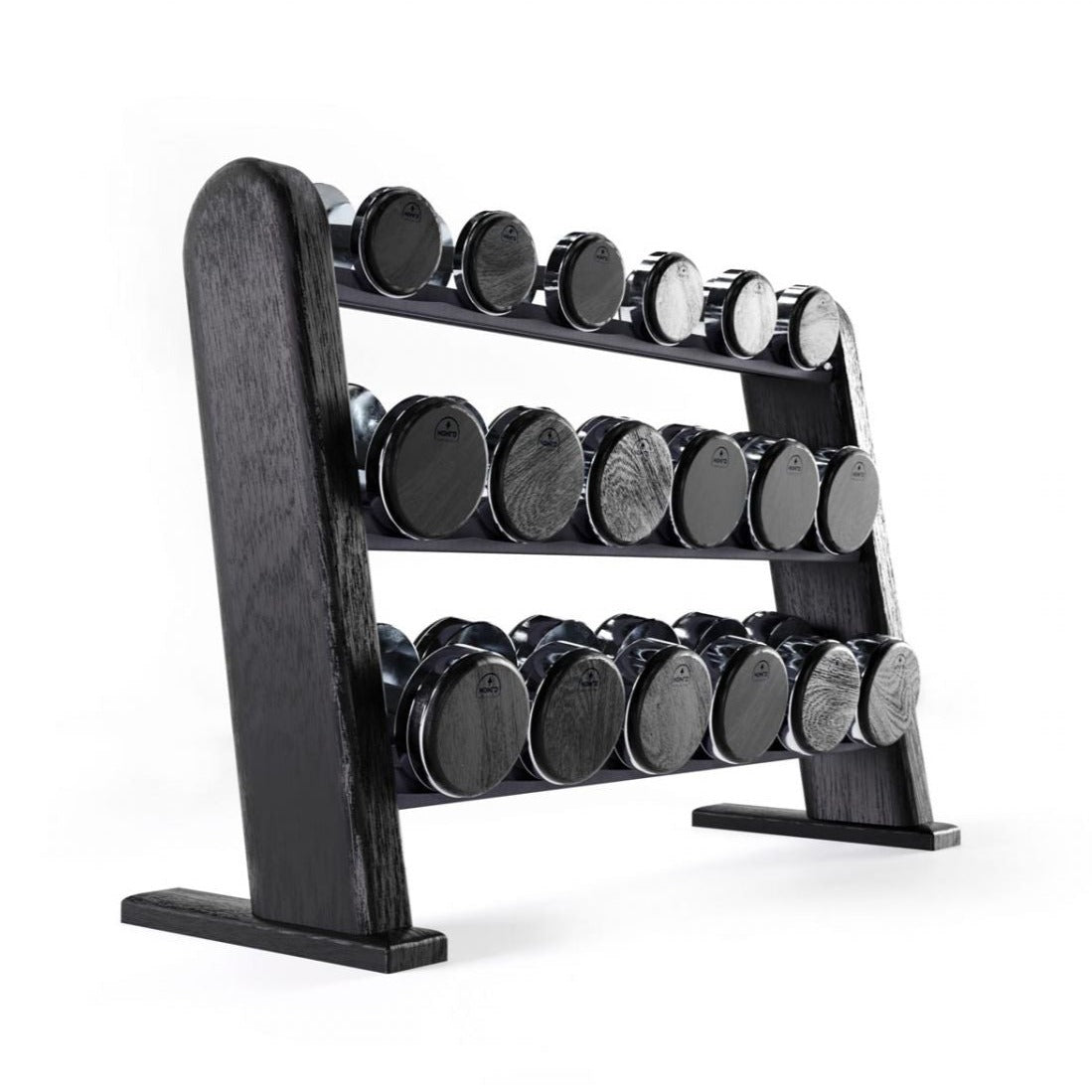 DumbBells - Hantelset (5,0-25,0kg) inkl. Rack