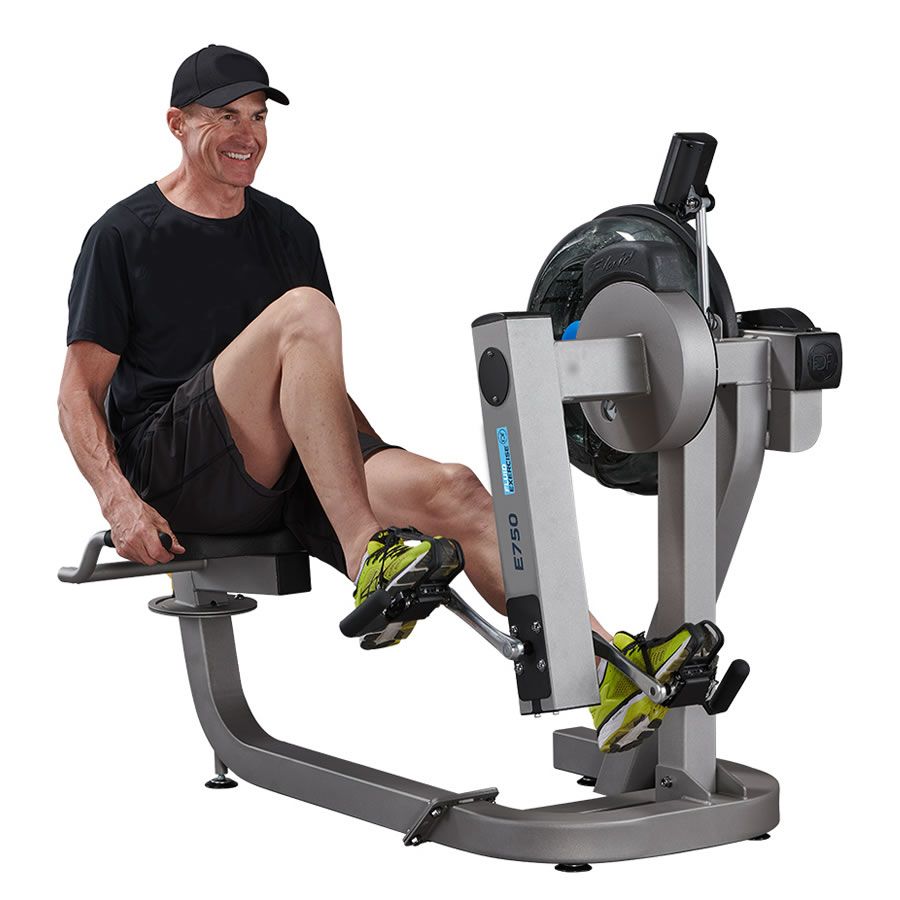 Fluid Exercise E750 Cycle UBE Silver Bronze