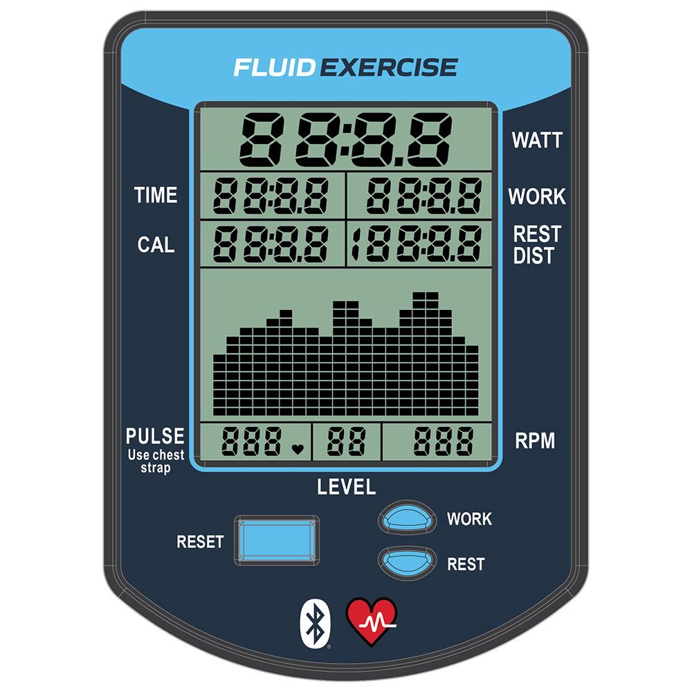 Fluid Exercise E950 Medical / Rehab UBE Ramp Silver Bronze