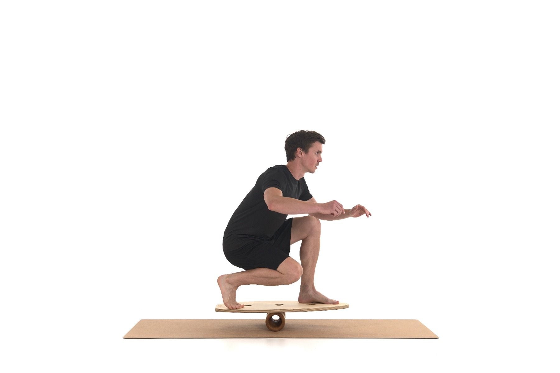 rollholz Balance Board Set groß 2.0
