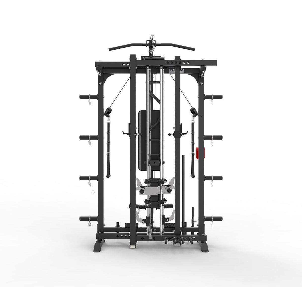 TOORX All-in-One-Station klappbar mit Functional Trainer, Latzug, Multipresse und Rack ASX-3000 – Ansicht 16