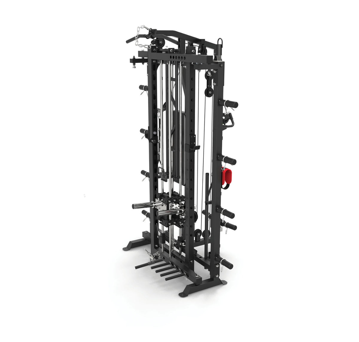TOORX All-in-One-Station klappbar mit Functional Trainer, Latzug, Multipresse und Rack ASX-3000 – Ansicht 2