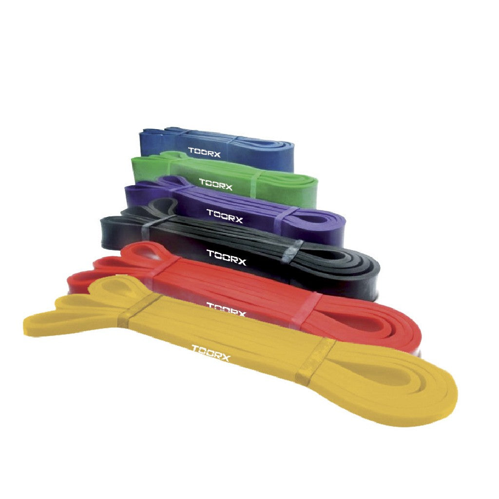 TOORX Power Band – Größe: 6,5 mm – Gelb