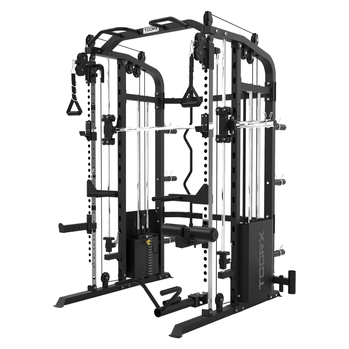 TOORX All-in-One-Station mit Functional Trainer, Multipresse und Rack ASX-4000