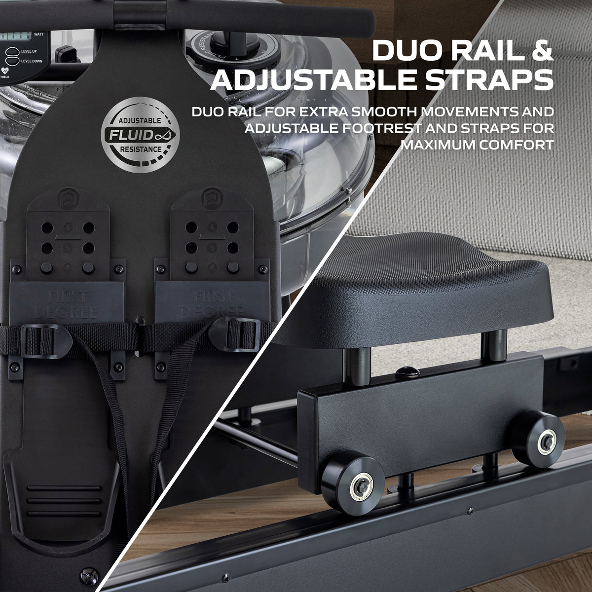 Fluid Rower Neon Plus Black – Ansicht 5