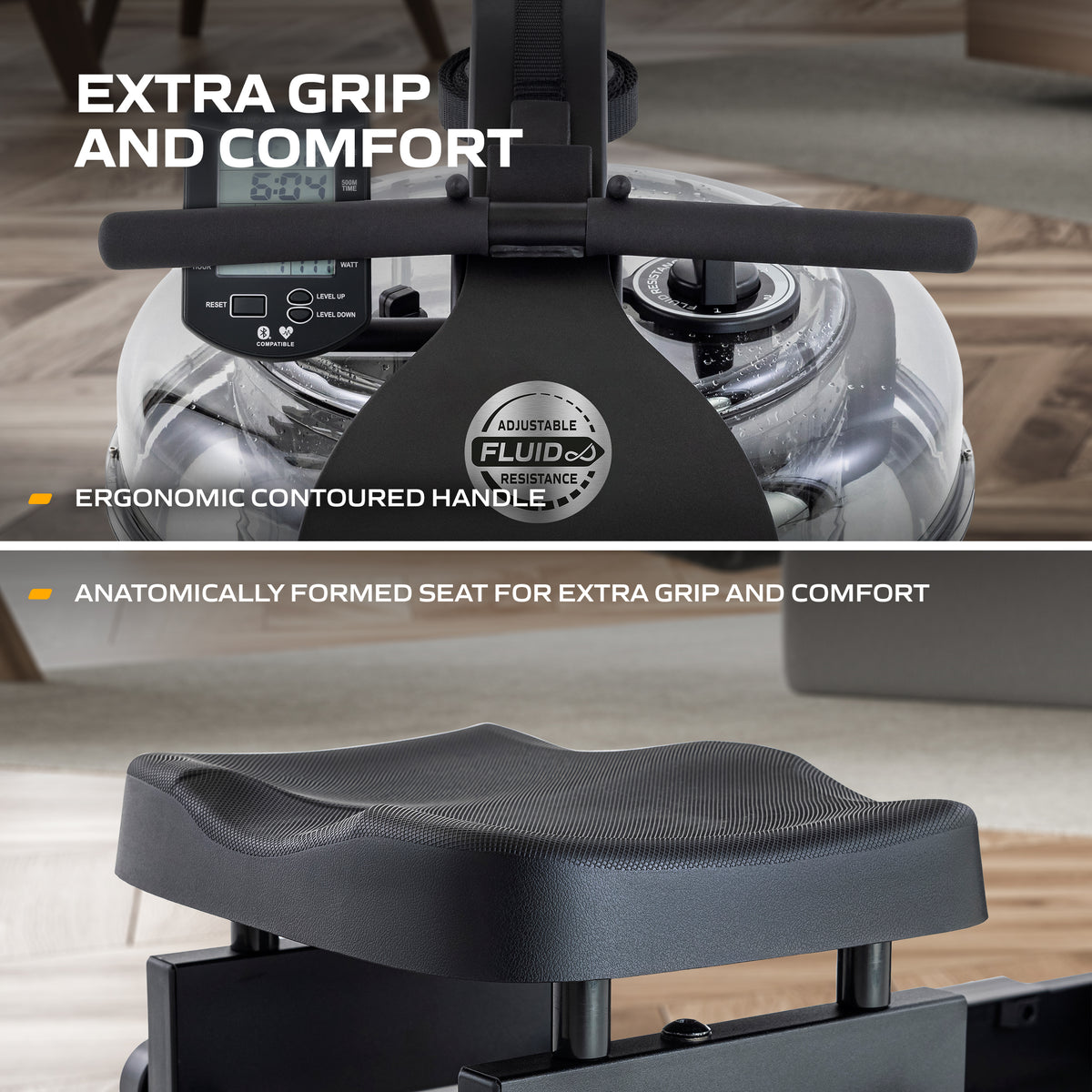 Fluid Rower Neon Plus Black – Ansicht 6