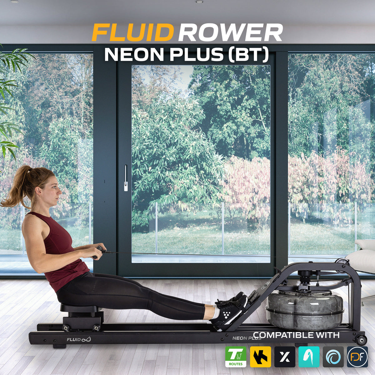 Fluid Rower Neon Plus Black – Ansicht 7