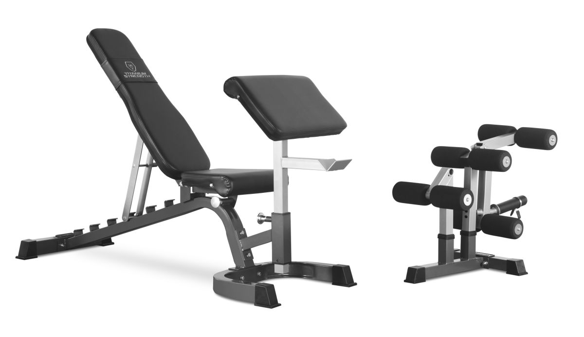 Titanium Strength Attachment Holder Set - Leg Developer und Preacher Pad 330A