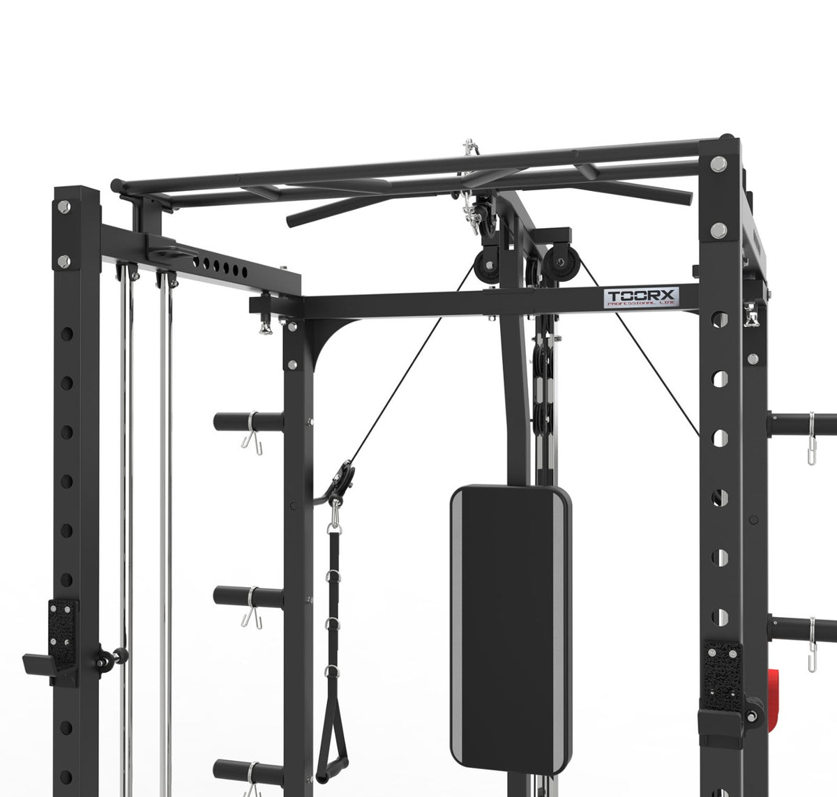 TOORX All-in-One-Station klappbar mit Functional Trainer, Latzug, Multipresse und Rack ASX-3000 – Ansicht 6