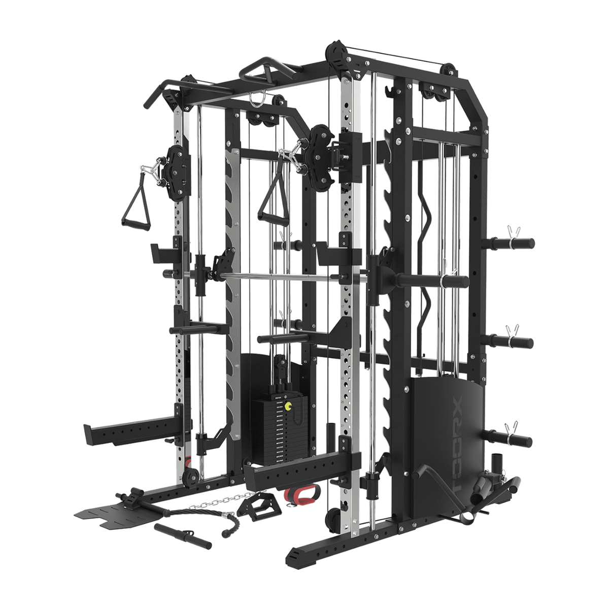 TOORX All-in-One-Station mit Functional Trainer, Multipresse und Rack ASX-4500