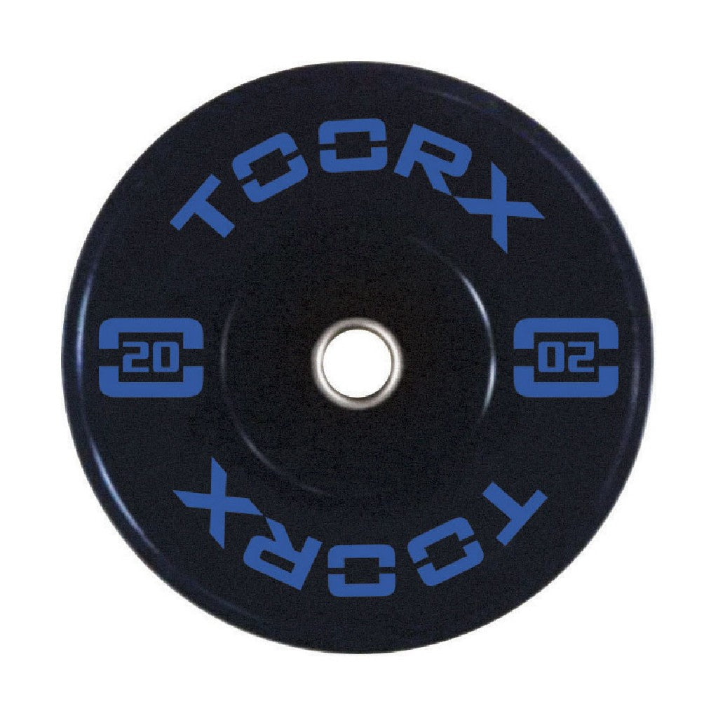 TOORX Bumper-Hantelscheiben Training Absolute – Gewicht: 20 kg, Ansicht 4