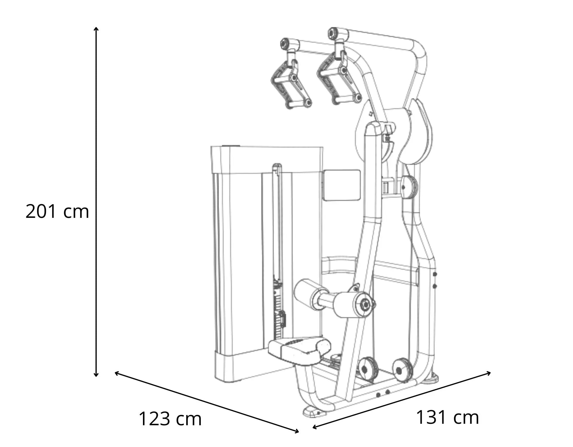 BH Fitness MOVEMIA Lat Pulley M550