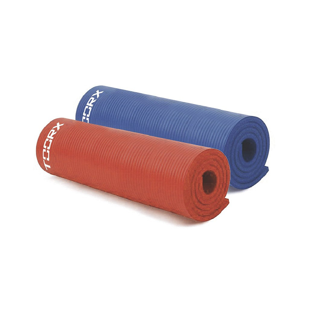 TOORX Fitnessmatte Pro 172 mit Ösen – Farbe: Orange, Ansicht 2