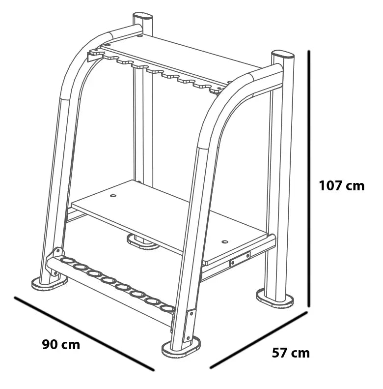 BH Fitness Barbell Rack