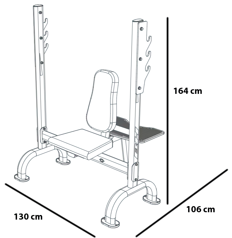 BH Fitness Shoulder Press Bench L850BB