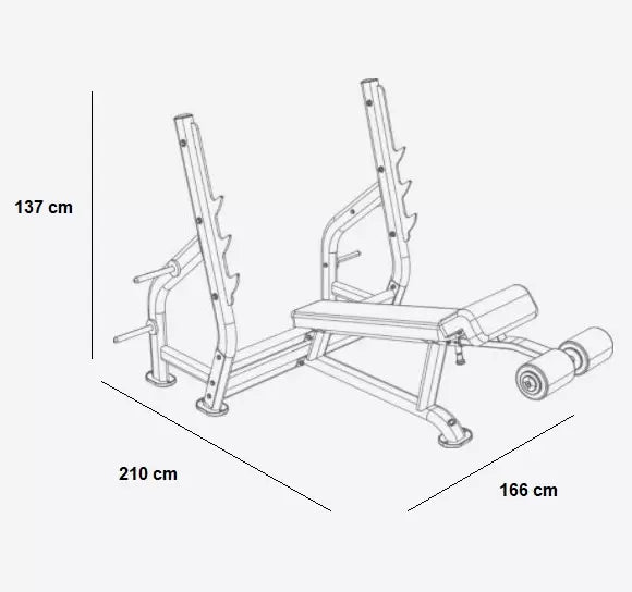 BH Fitness Decline Bench L855BB