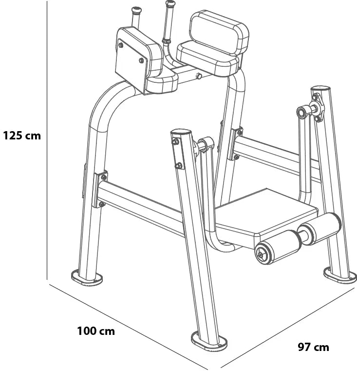 BH Fitness Balanced Abdominal Bench L885BB