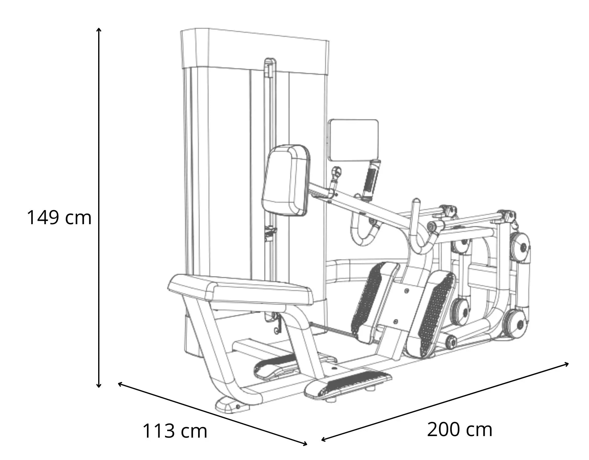 BH Fitness MOVEMIA Seated Row M290