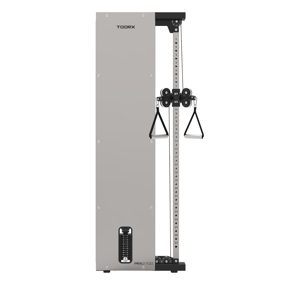 TOORX Seilzugstation Single Cable zur Wandmontage PRX-2700