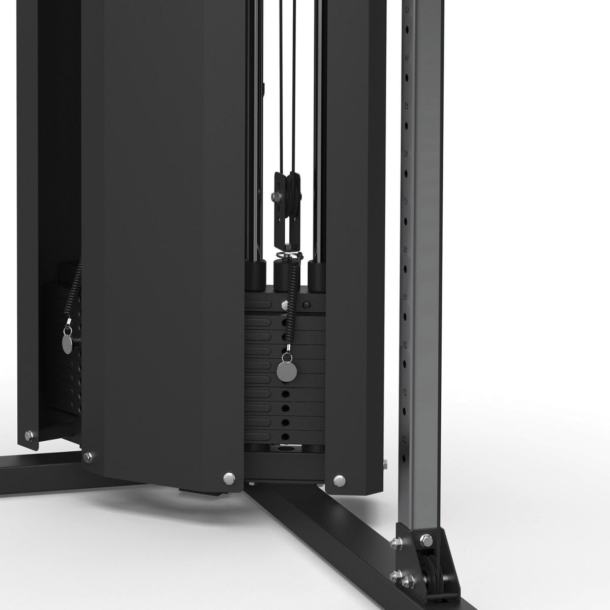 TOORX Functional Trainer CSX-2500 mit 2 × 60 kg Steckgewicht – Ansicht 2