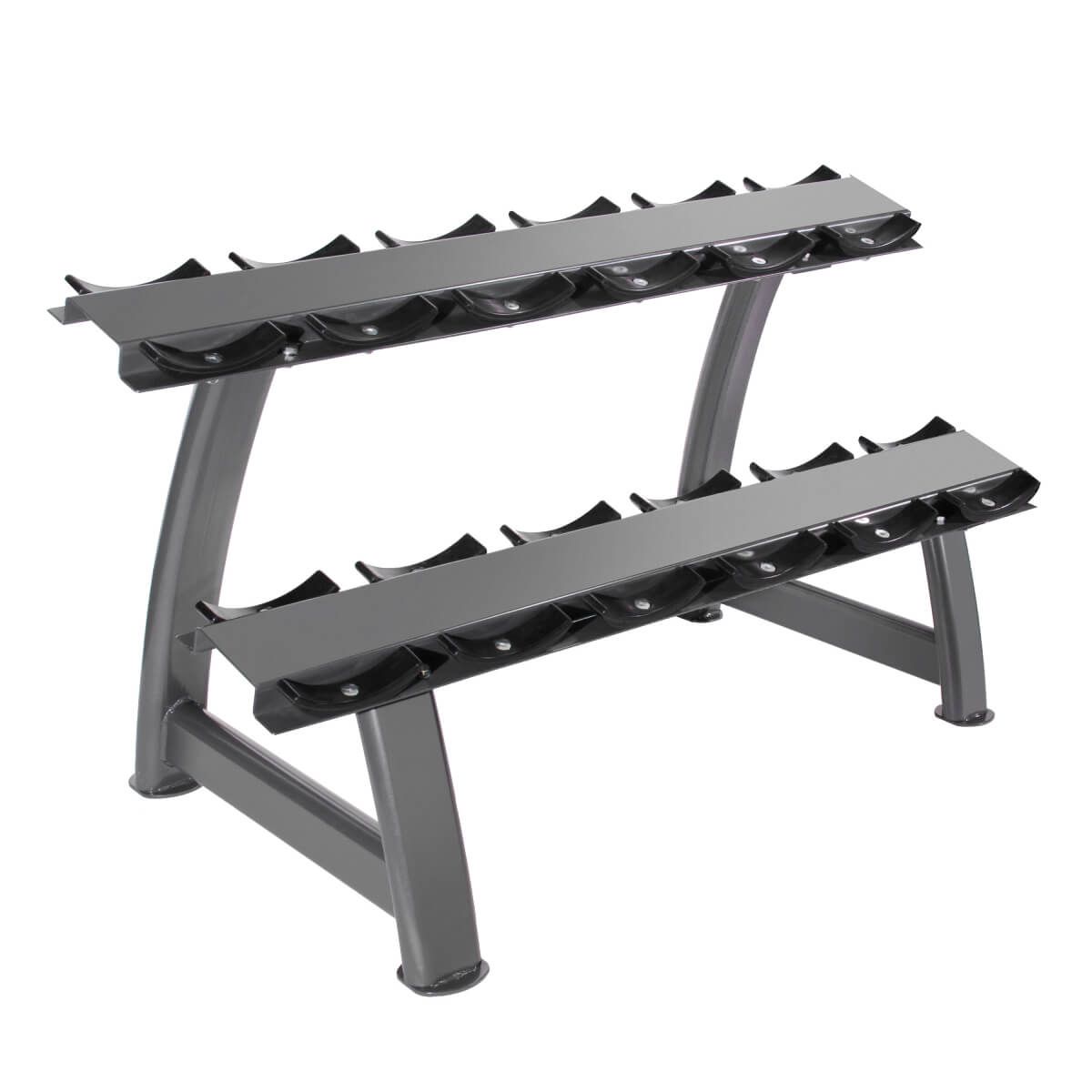 Titanium Strength Kurzhantelständer mit Ablagen - 2 Ebenen (6 Paare)