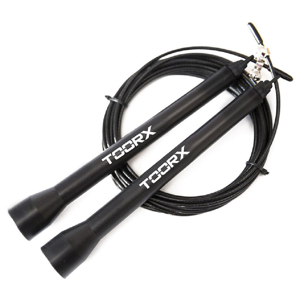 TOORX Speed-Sprungseil Stahl – Farbe: Schwarz
