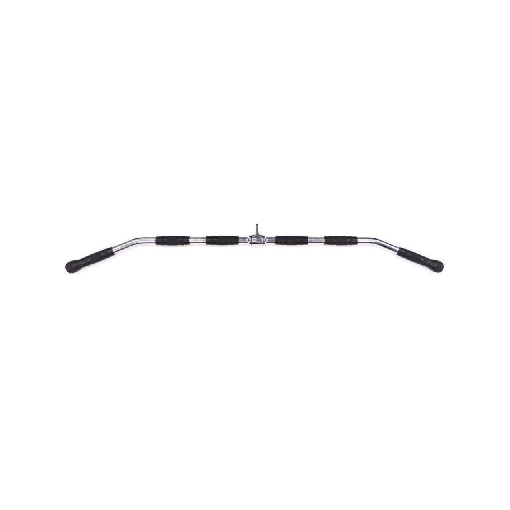TOORX Latzugstangen verchromt mit Griffen – Länge: 122 cm (6 Griffe)