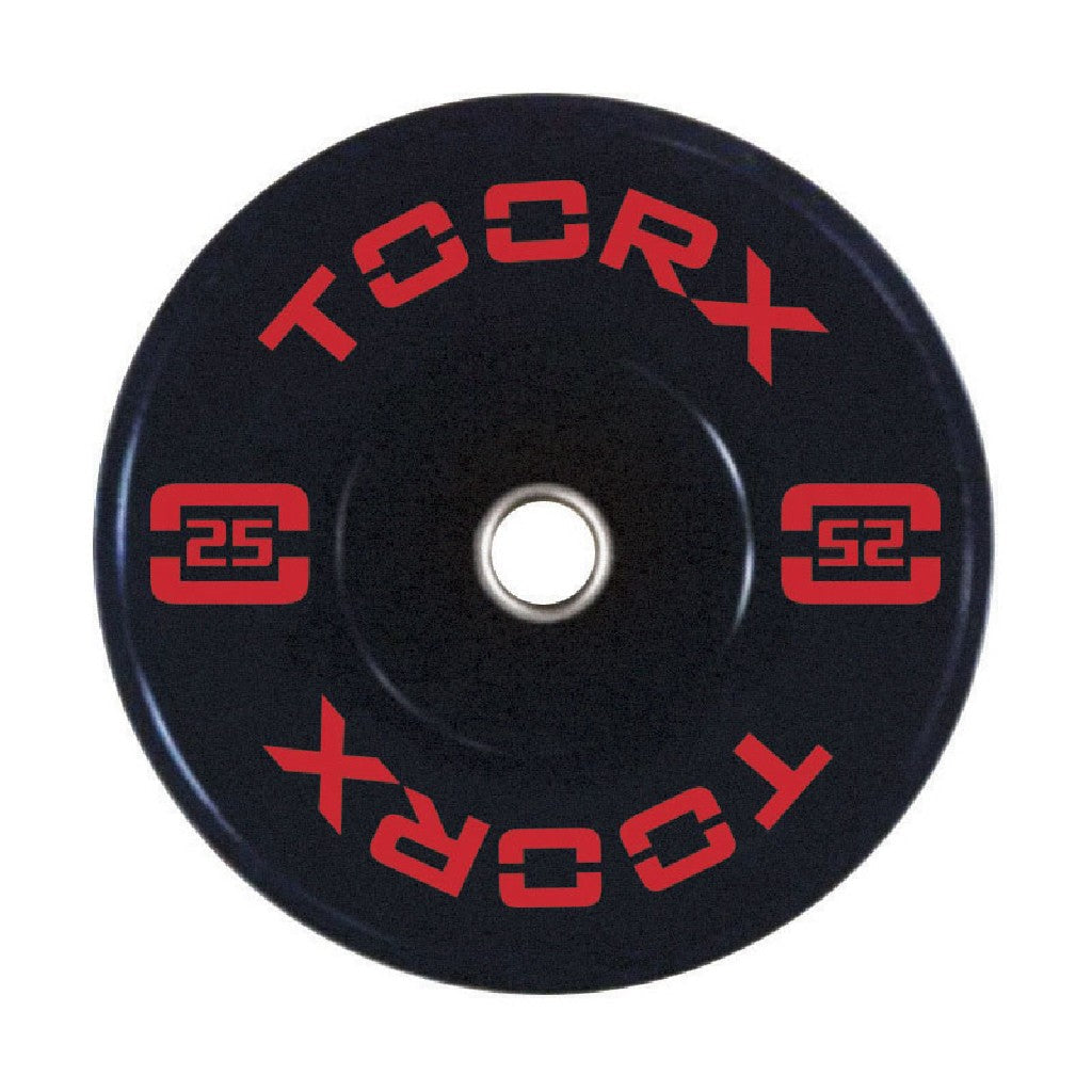 TOORX Bumper-Hantelscheiben Training Absolute – Gewicht: 25 kg, Ansicht 5