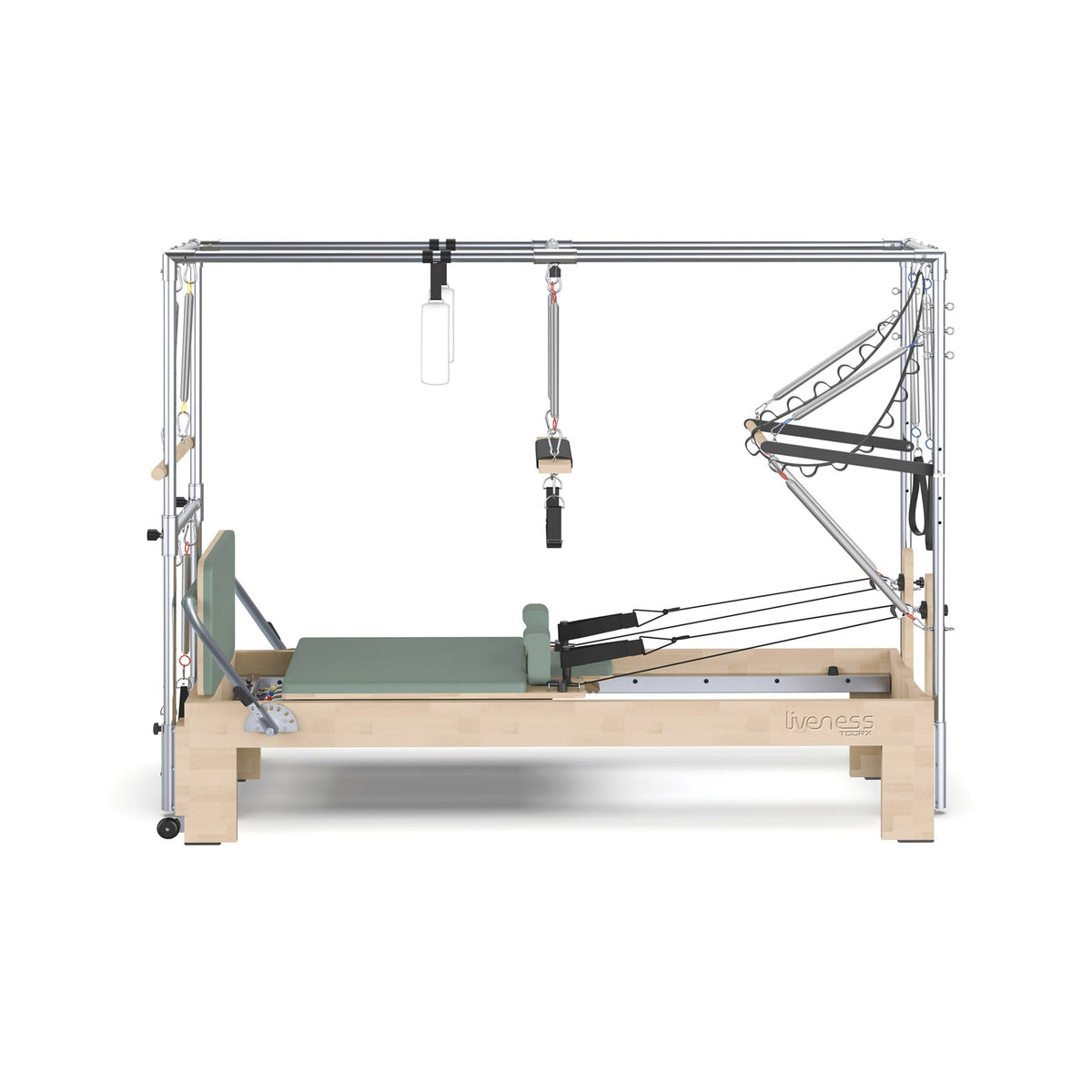 TOORX Liveness Cadillac Reformer PTX-6000 Eichenholz – Ansicht 2