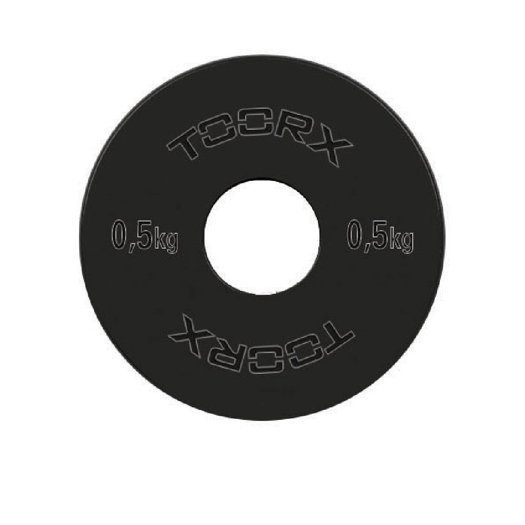 TOORX Mikro-Hantelscheiben Stahl (Paar) – Gewicht: 2 × 0,5 kg