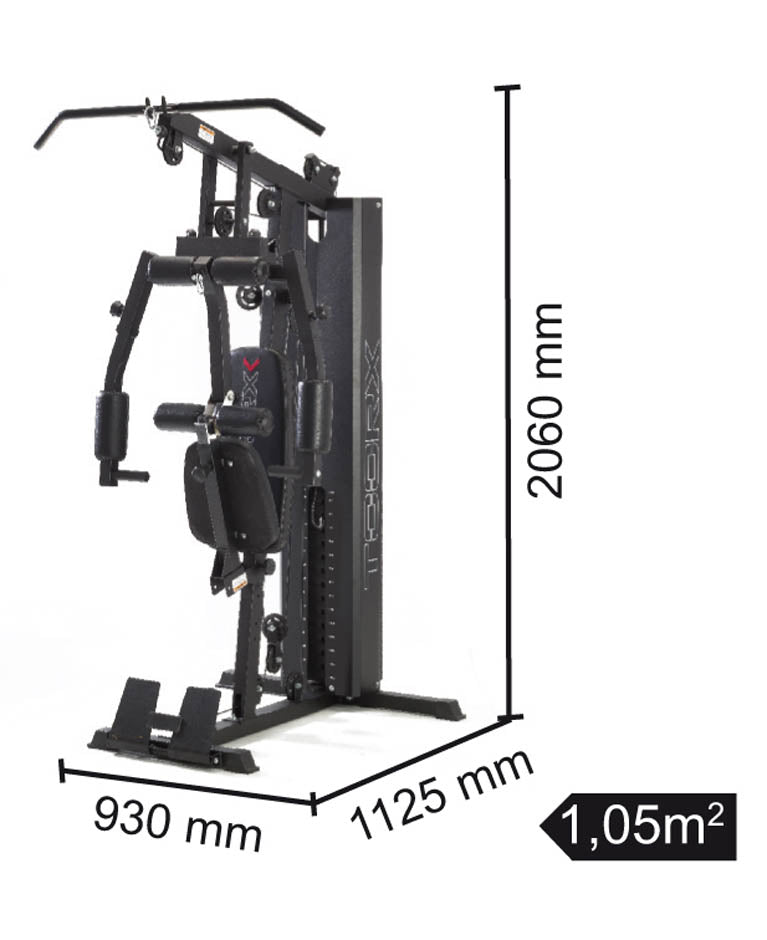 TOORX Multifunktionsstation mit 70 kg Steckgewicht MSX-60 – Ansicht 3